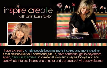 inspire create with artist karin taylor