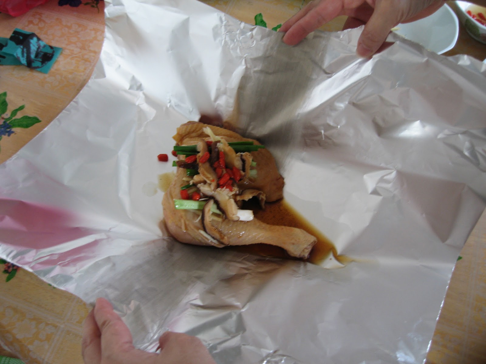 Sumptuous Flavours Chicken In Tin Foil