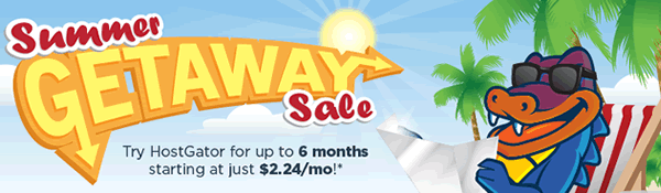 HostGator Summer Sale - 75% Off HostGator Summer Sale - 75% Off