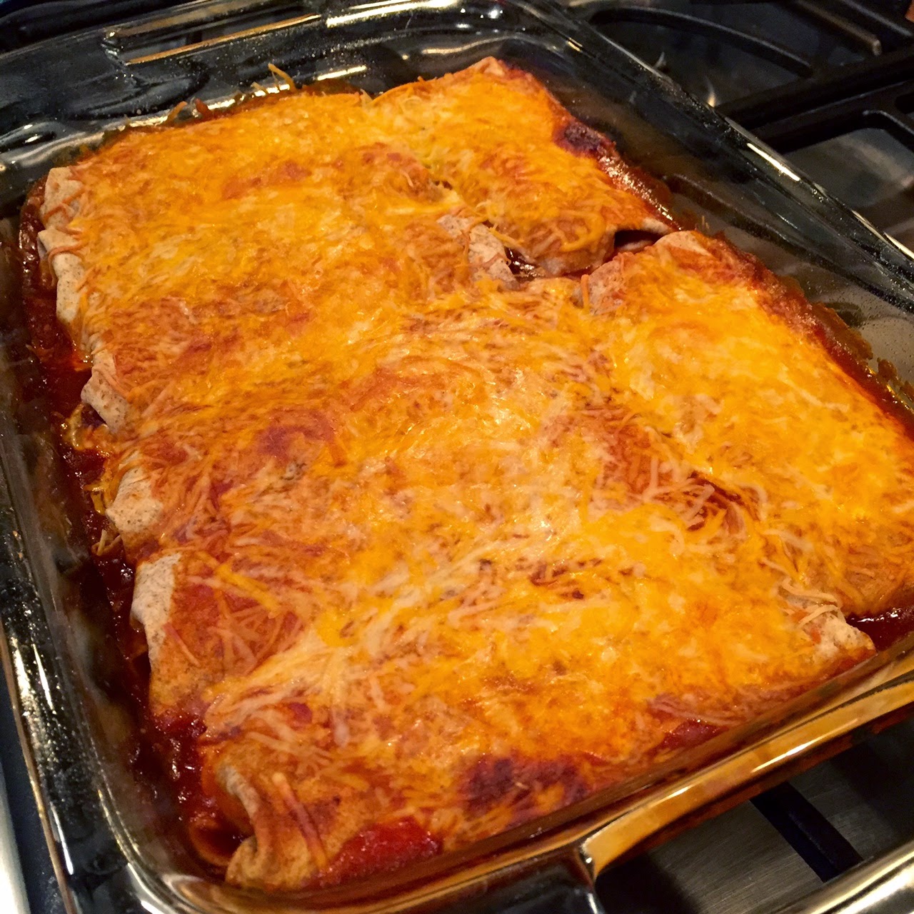 Tasty and (Mostly) Healthy Recipes Bean Burritos EnchiladaStyle