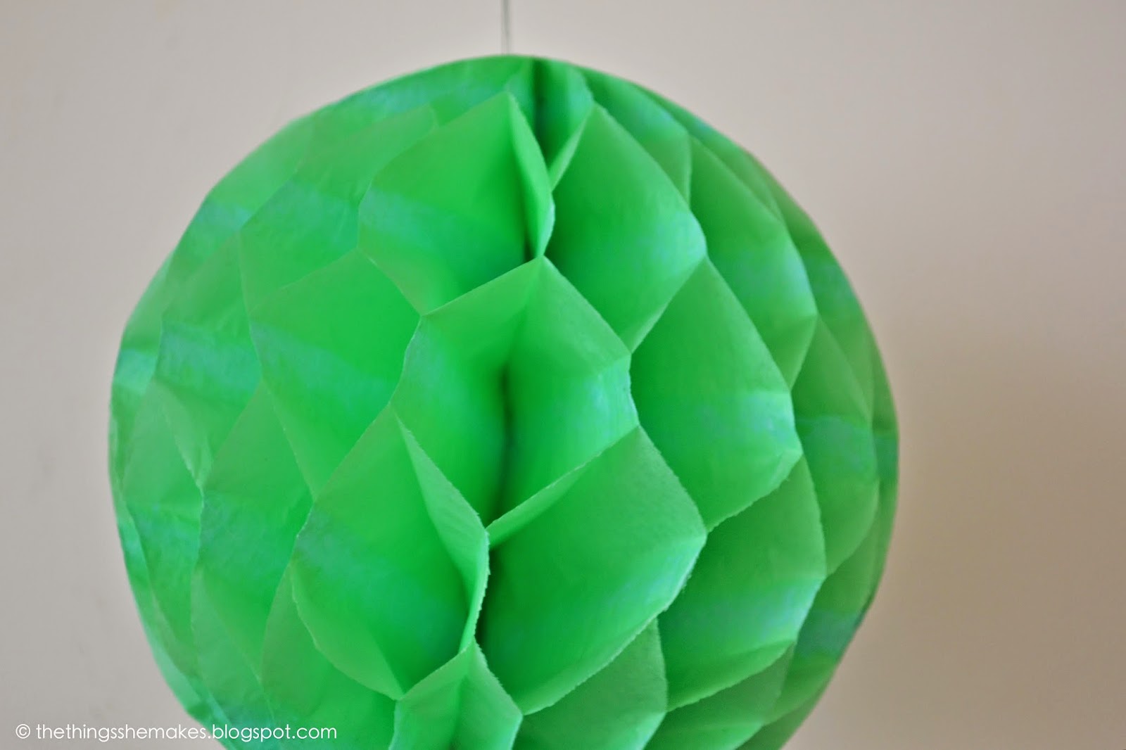 How to Make a Tissue Paper Decoration The Things She Makes