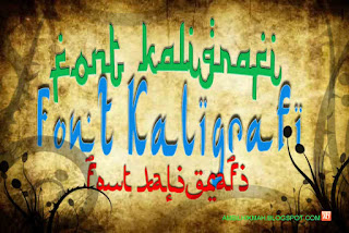 Font Kaligrafi