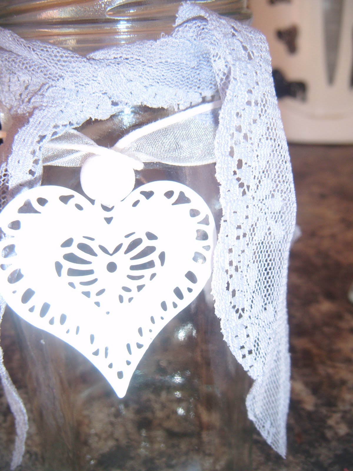 Heartyartyparty More Jars ! having fun decorating jars vintage style