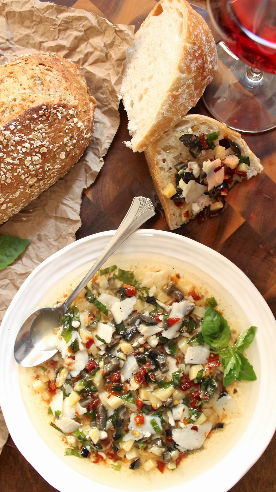 LOADED OLIVE OIL DIPPING SAUCE In Good Flavor Great Recipes Great