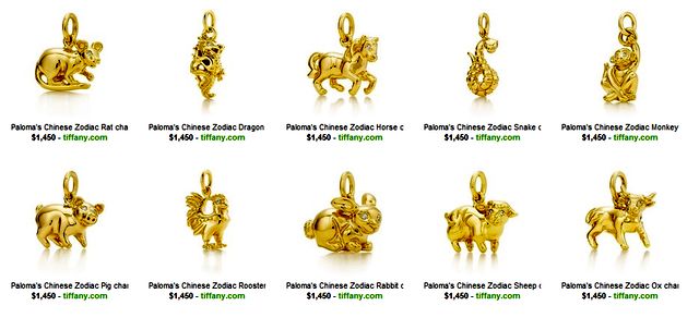 Zodiac Jewelry by Tiffany & Co.