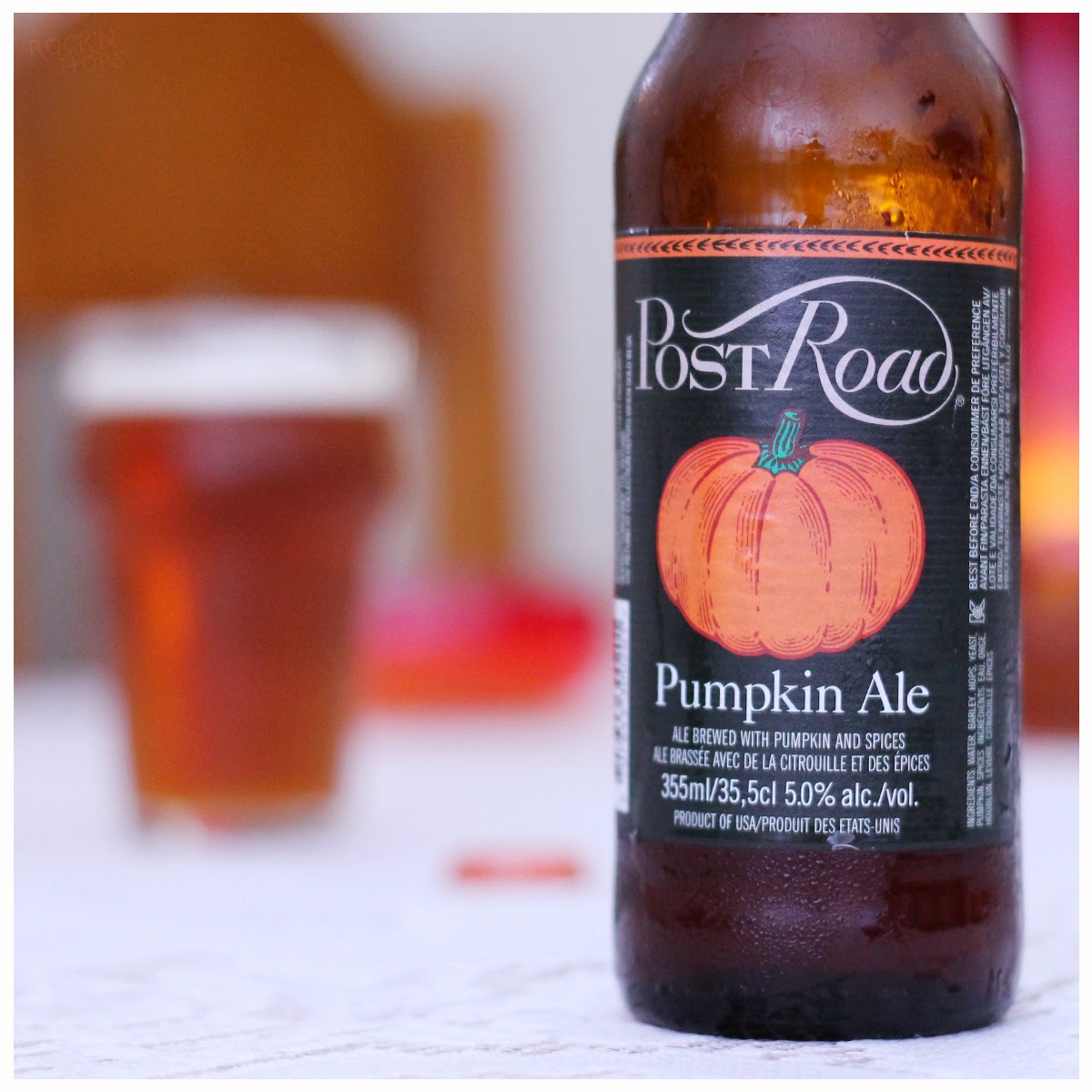 Rock'n Hops Post Road Pumpkin Ale, Brooklyn Brewery New York, USA