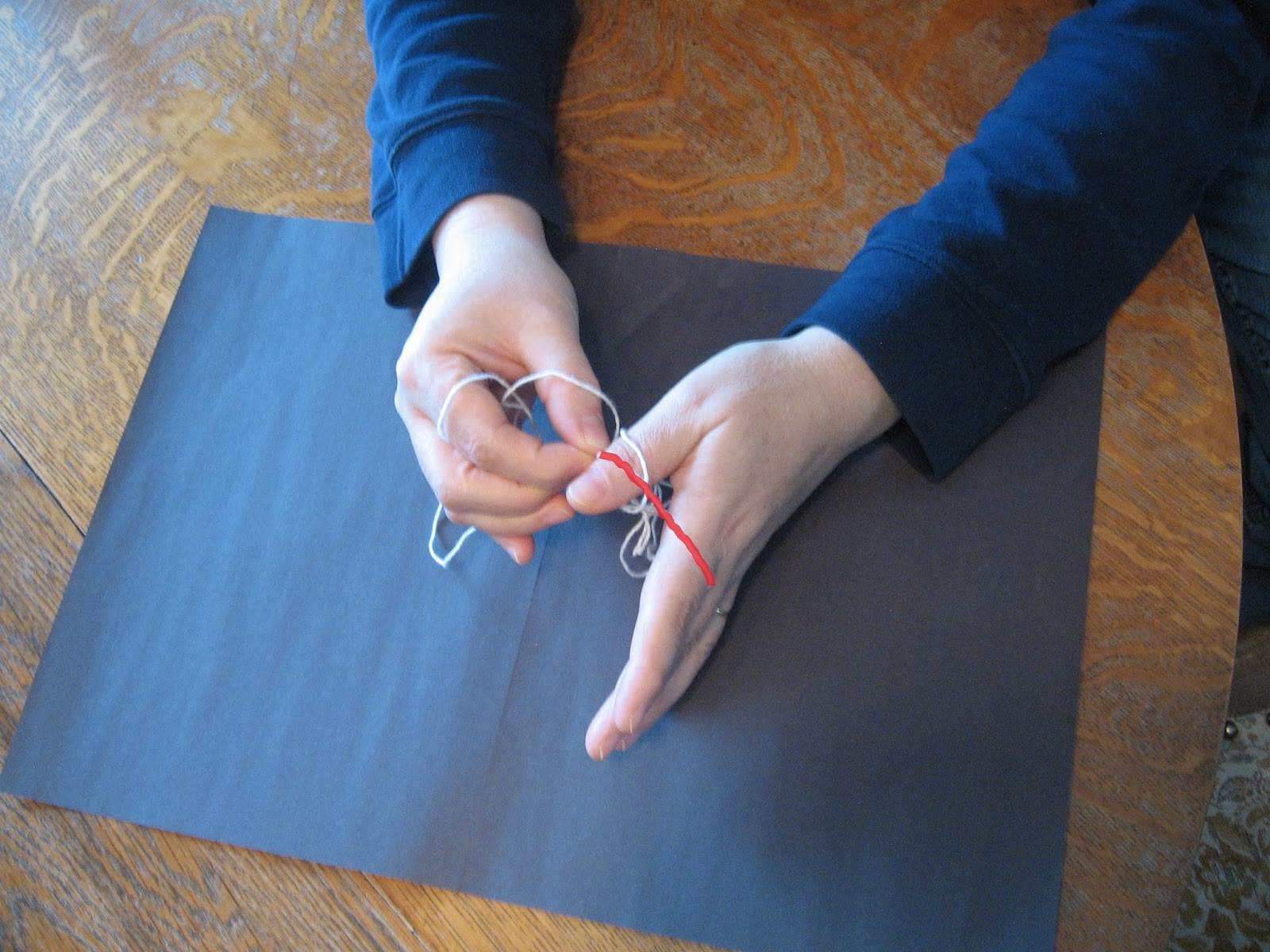 Almost Unschoolers The Eiffel Tower String Trick Step by Step