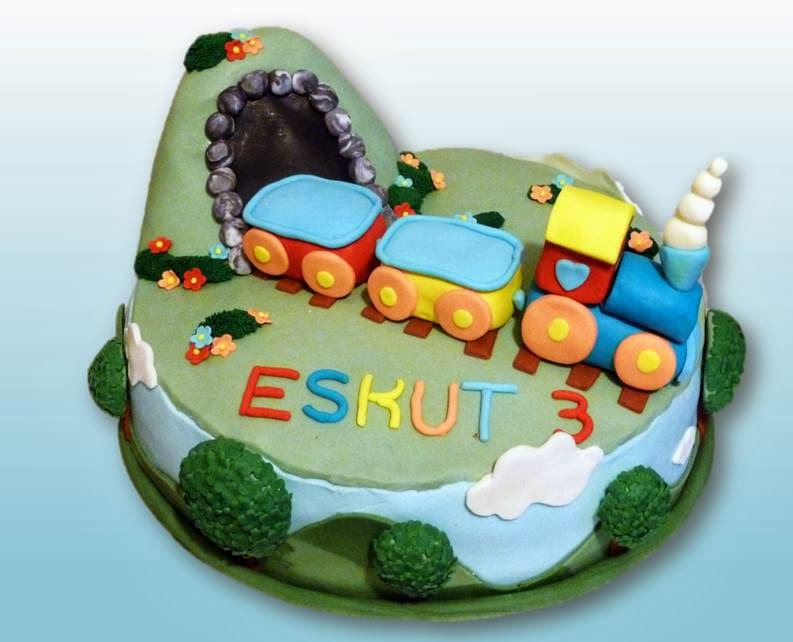 Başak Çizgen�den Pastalar Trenli pasta
