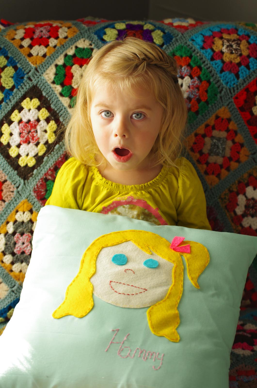 DIY Custom Kid's Pillow Pocket Full of Whimsy