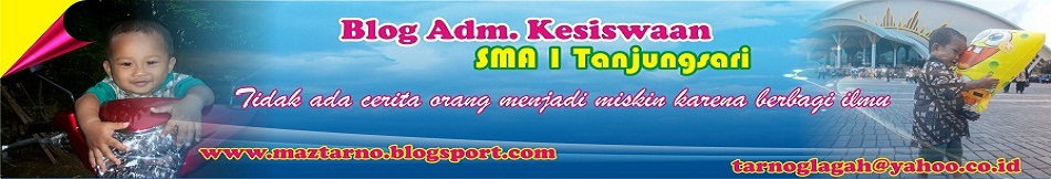 Blog Adm. Kesiswaan SMA N 1 Tanjungsari
