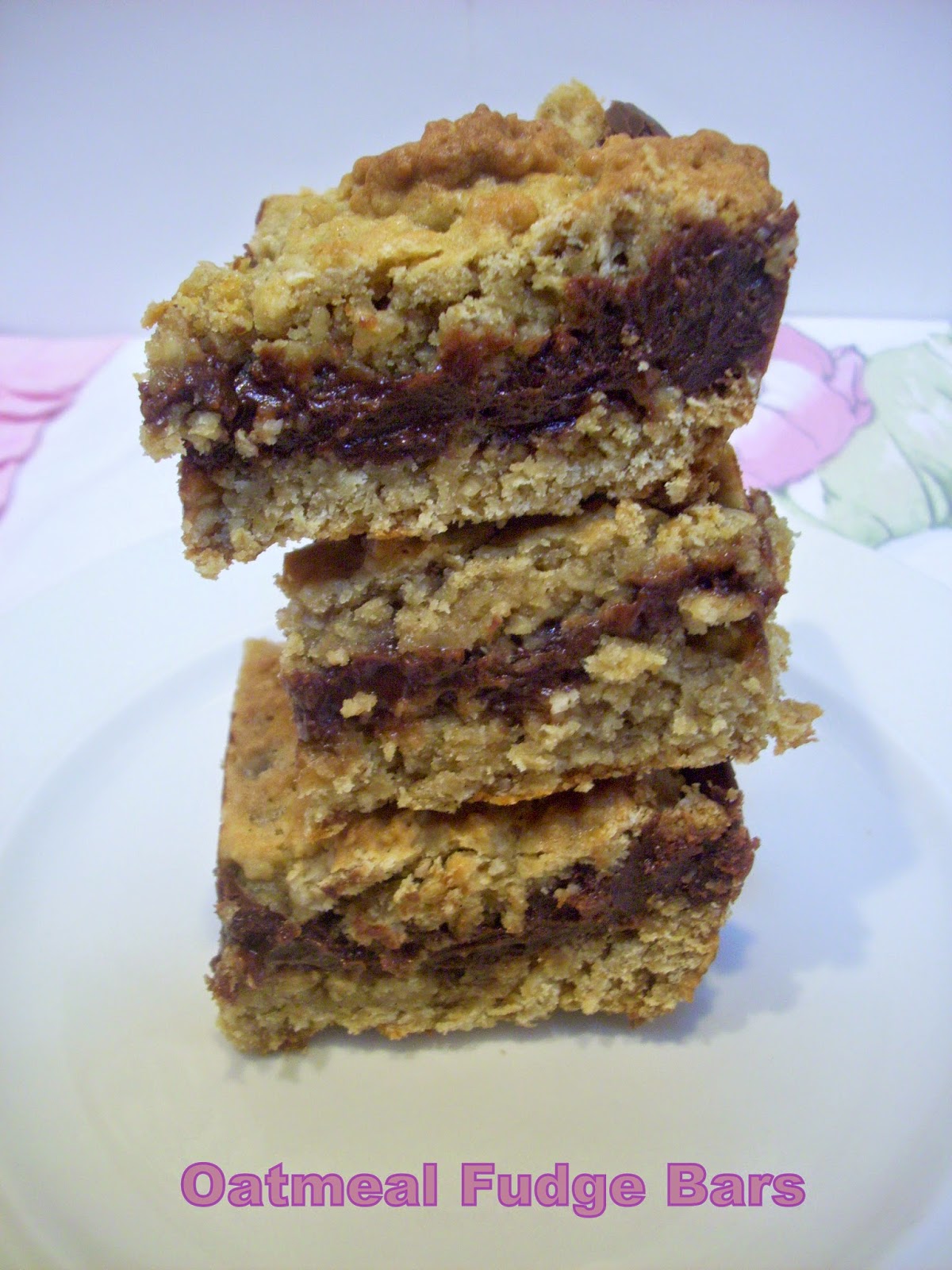 Flavors by Four Oatmeal Fudge Bars