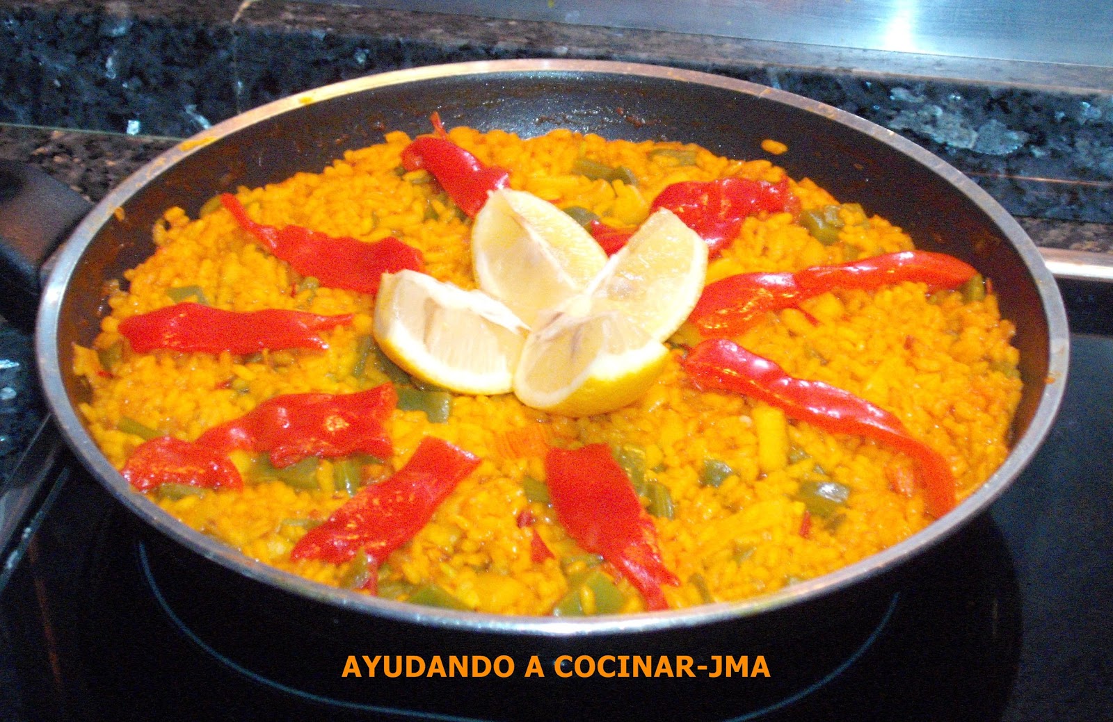 Paella Con Jibia Y Verdura
