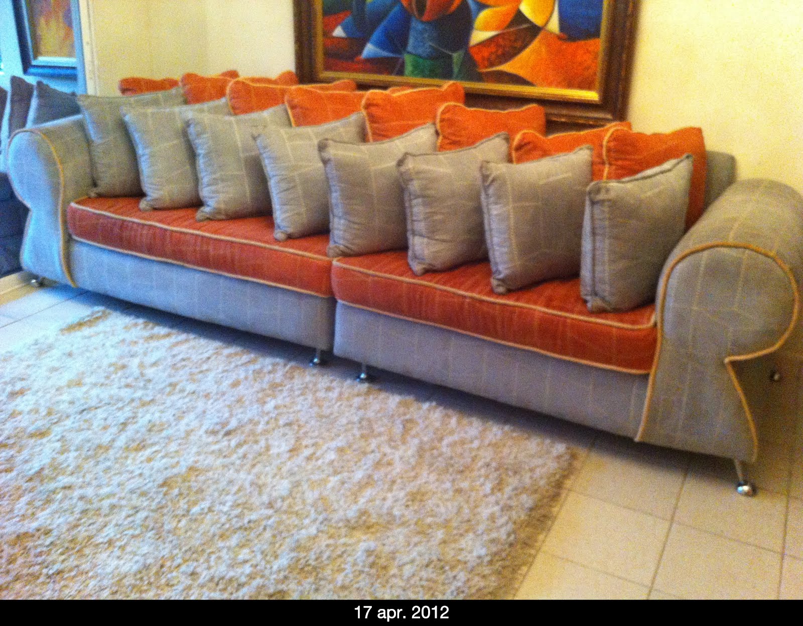 MUEBLES EN VENTA POR MOTIVO DE VIAJE JUEGO DE MUEBLE EN MICRO FIBRA RD