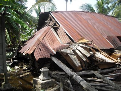 Ribut bagai tsunami melanda Ribut bagai tsunami melanda
