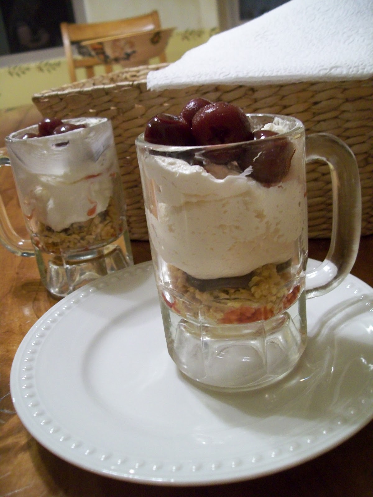 Pantry Eats No Bake Lemon Cherry Cheesecake Sundaes