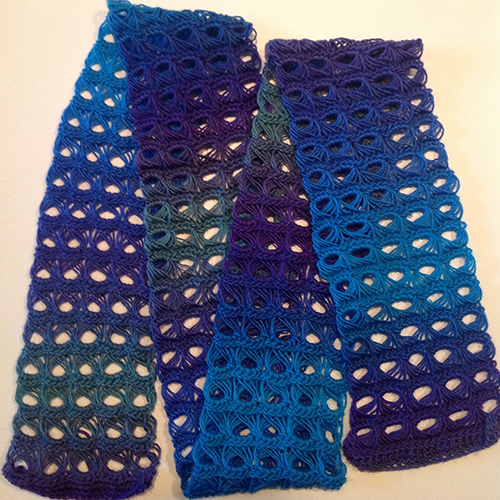 Crochet Guide Broomstick Lace Scarf free help Video