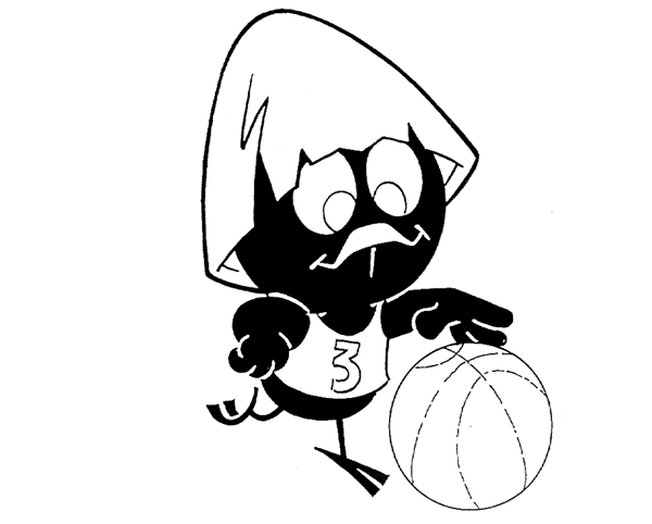 Imagen para colorear Calimero jugando al baloncesto | Imagenes ... Imagen para colorear Calimero jugando al baloncesto | Imagenes ...