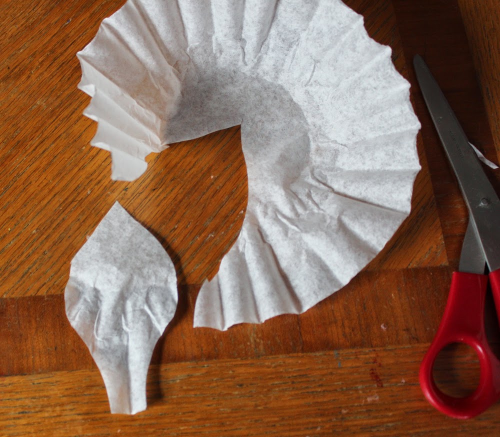 I made for you Coffee Filter Flowers.
