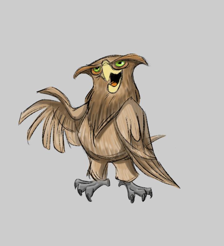 joma santiago eagle and owl character designs owl character design