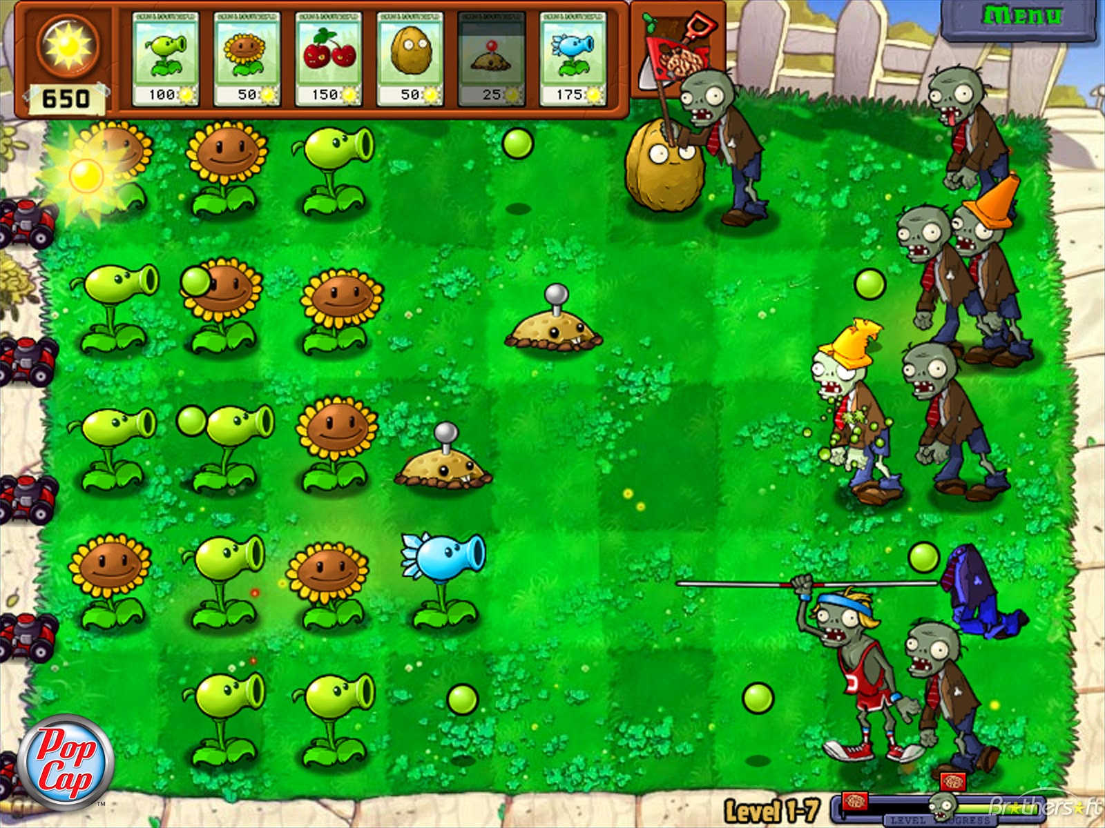 Tải Game Plants vs zombies miễn phí cho điện thoại Java,Android