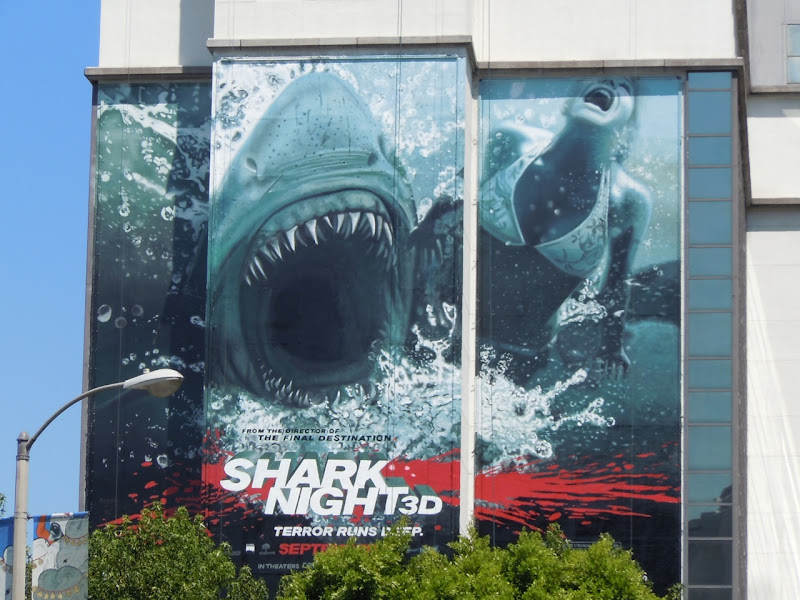 Shark Night 3D movie billboard