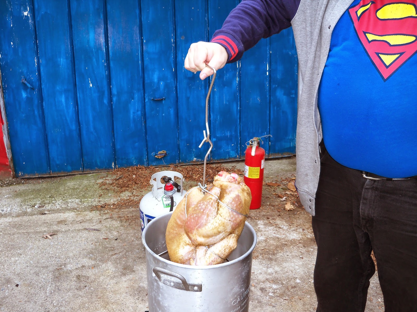 Cyndaverse The Turkey Frying Up Our Thanksgiving Tradition
