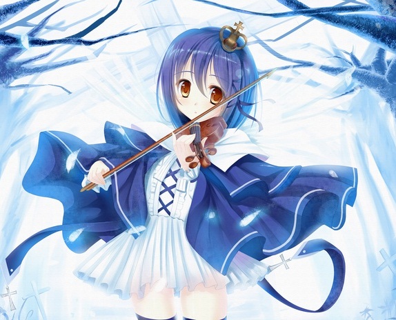  caidychen anime violin 