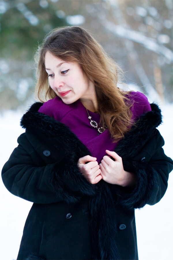 Блог Marina Sokalski (Марины Сокальски) : девушка в фиолетовом платье