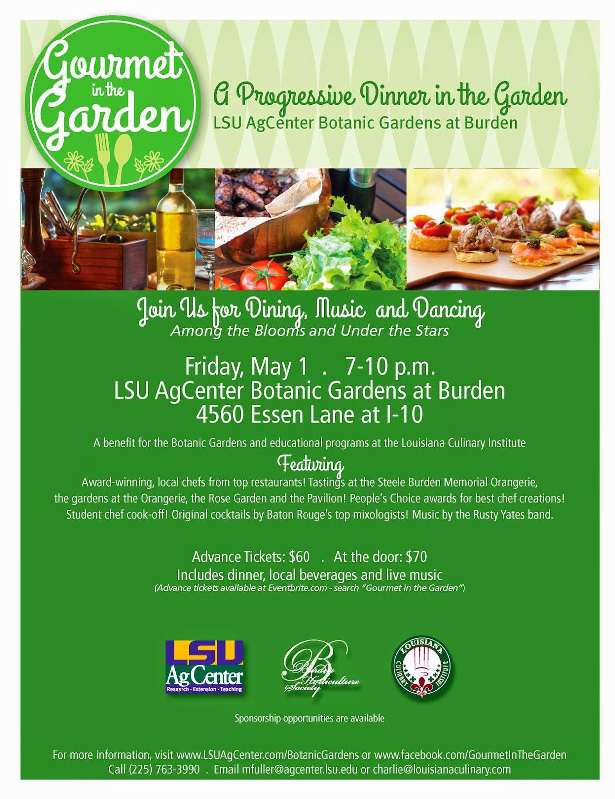 Bite and Booze Gourmet in the Garden returns on May 1st