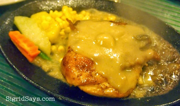 Sizzling boneless Chicken - Kristin's Steakhouse - Bacolod blogger - list of Bacolod restaurants - where to eat in Bacolod