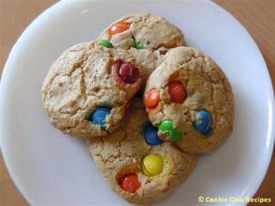 Graham Cookies with M and M's Candy by CookieClubRecipes