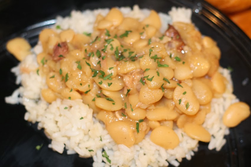 Beautyfash Blog Southern Baby Lima Beans with Smoked Turkey