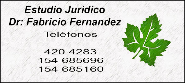 Banner gris jaspeado con teléfonos del Dr. Fabricio Fernandez  - 4204283. 2614685160. 2614685696