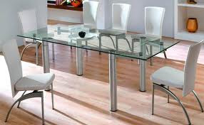 glass top dining tables