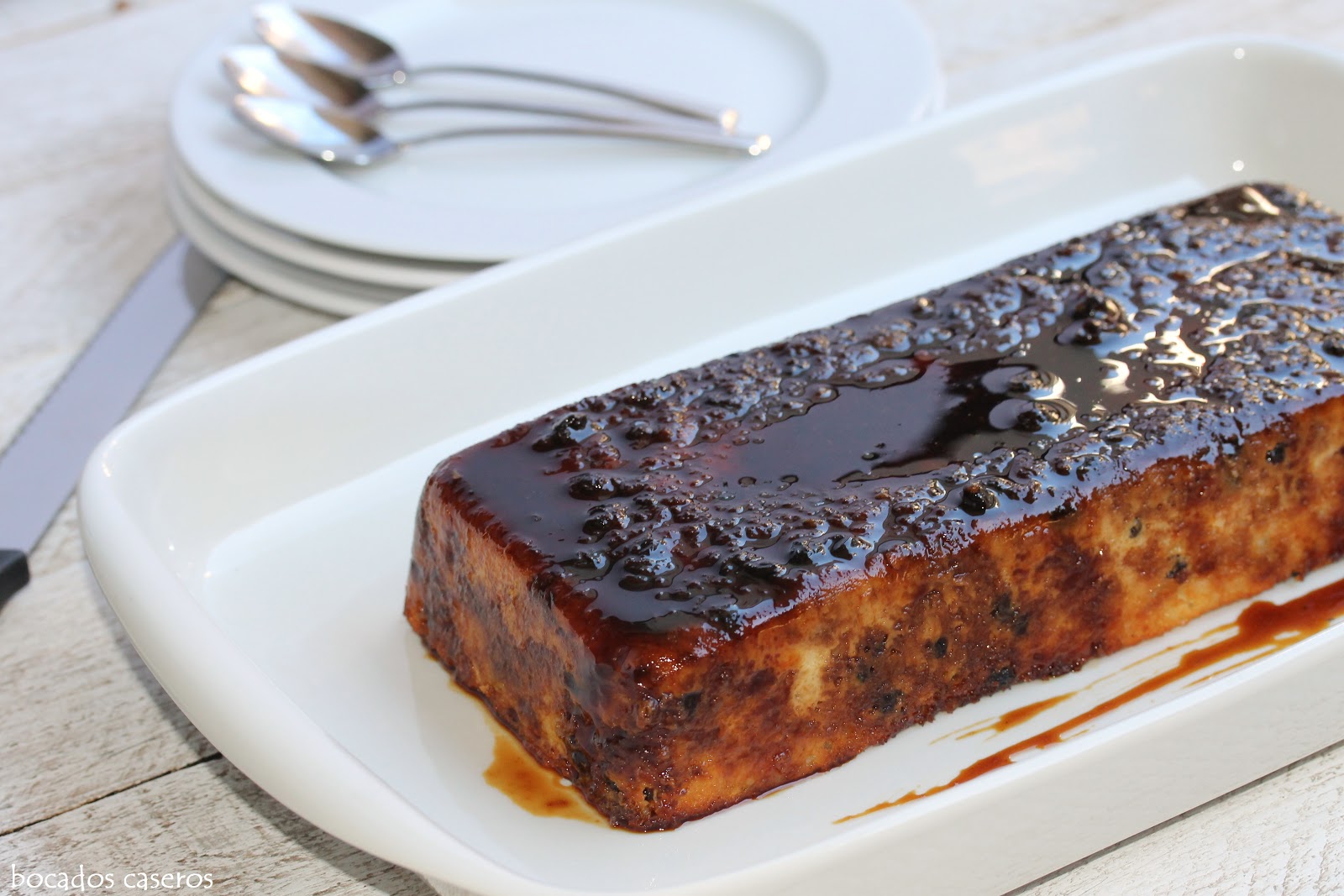Bocados Caseros PUDÍN O BUDÍN DE PAN DURO Y PASAS (Recetas navidad 2012)
