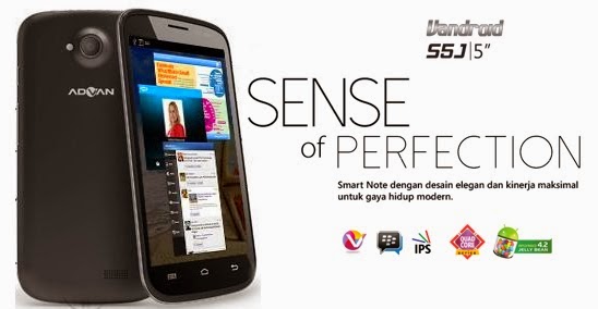 Advan Vandroid S5J Harga hp Advan Vandroid S5J