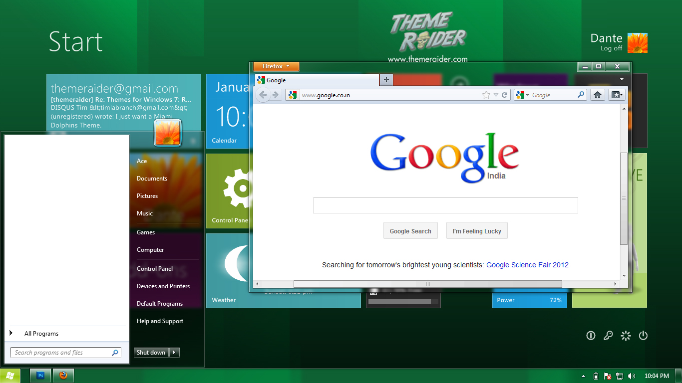Windows 8 Theme For Windows 7 Starter Free Download