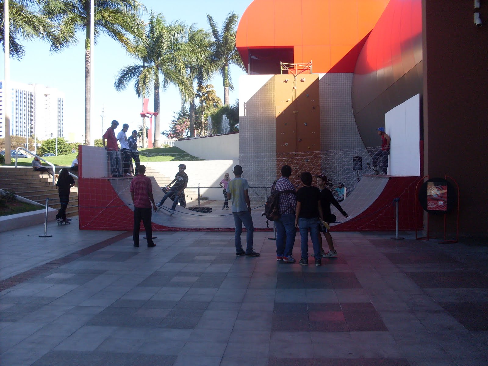 Mini ramp no Brasília Shopping