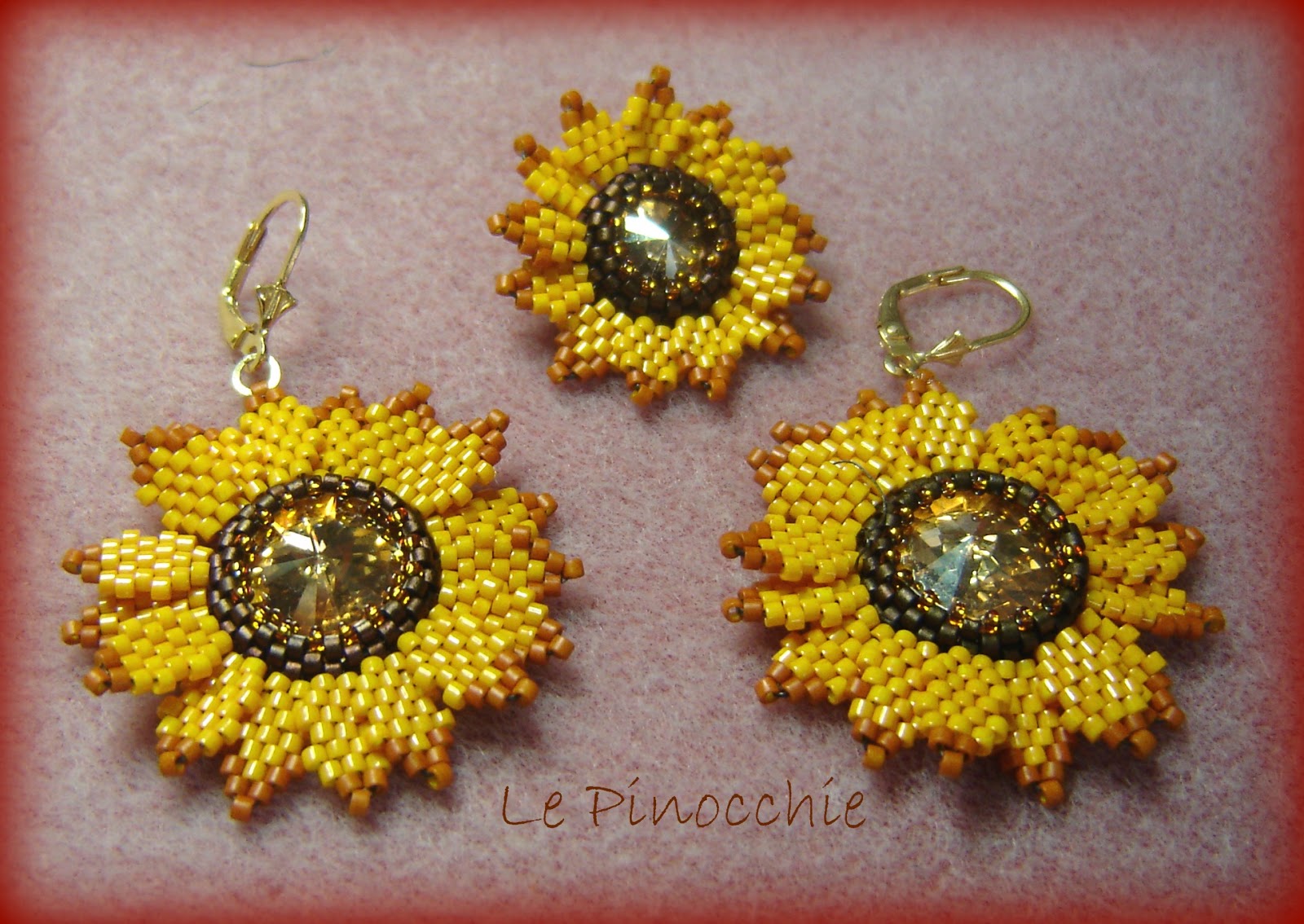 girasole di perline