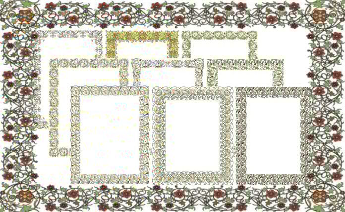 Borde floral - Imagui