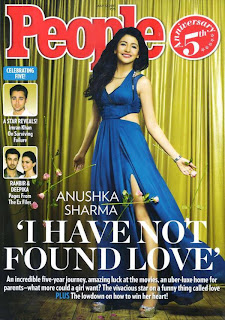 Anushka Sharma photo shoot for People Magzine - July 2013 issue.