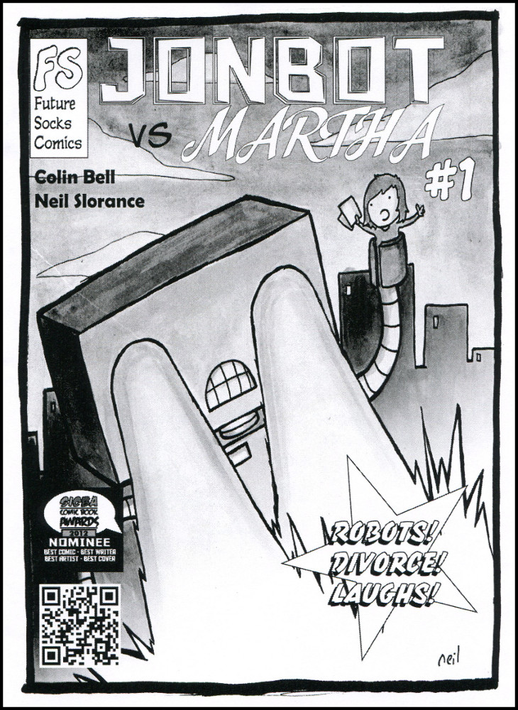 cover art 'Jonbot vs Martha': Neil Slorance