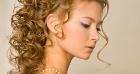 Wedding Haircuts | Bridal HairStyles: Curly Updo Tiara Style