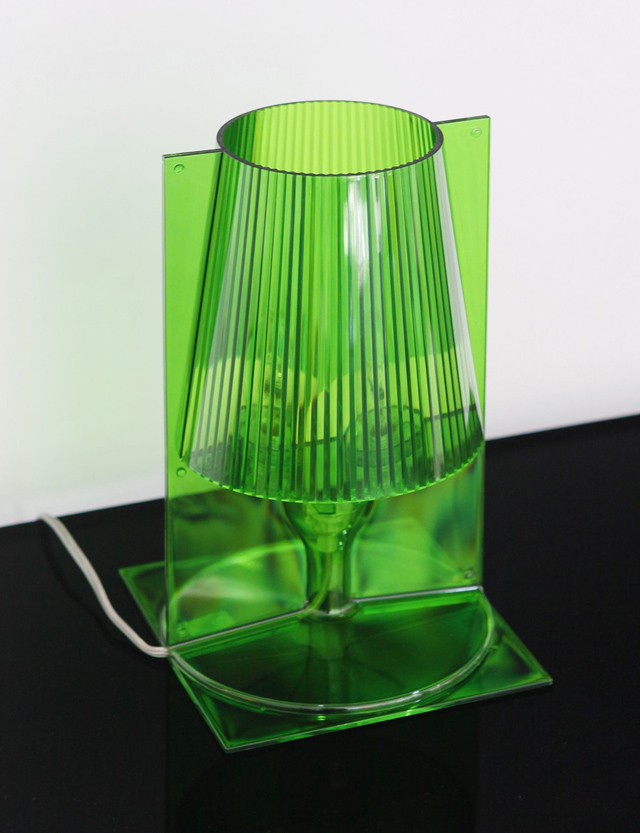 kartell green take lamp kartell take light