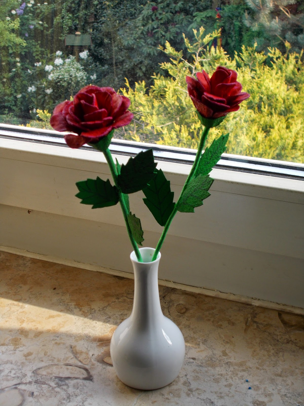 Vielfalt-Oma erzählt: Schritt für Schritt Anleitung der Rose mit Stiel