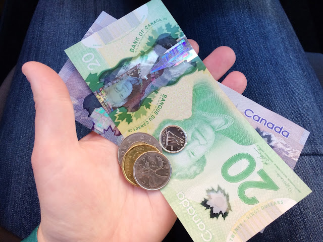 Canadian money is pretty