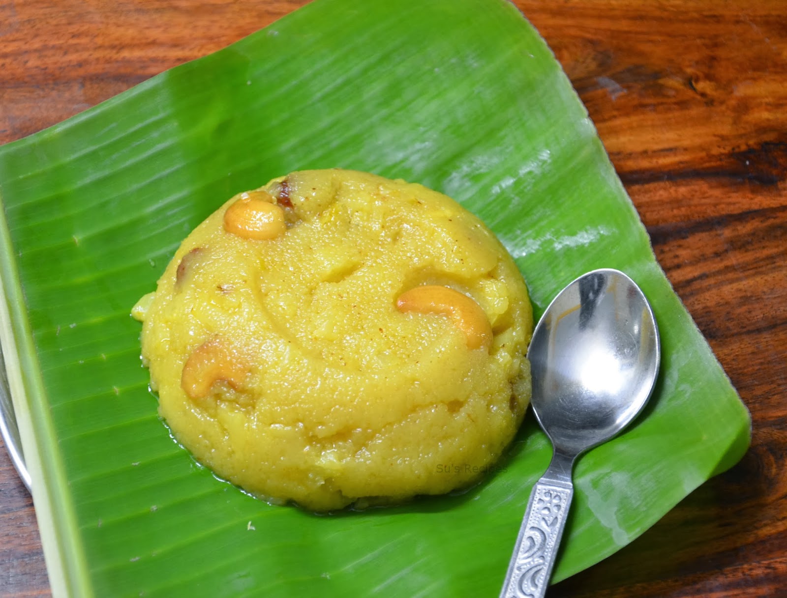 Su's Recipes Pineapple Kesari Bath