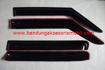 Talang Air New Swift / All New Swift Mugen Hitam 3M Depan Belakang Talang Air New Swift / All New Swift Mugen Hitam 3M Depan Belakang