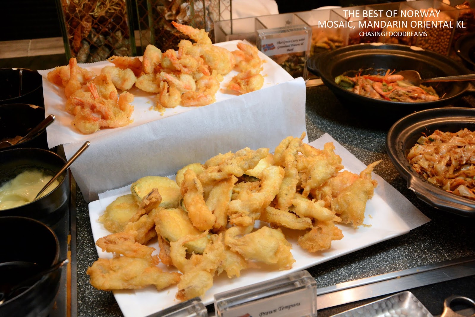 CHASING FOOD DREAMS Fresh Norwegian Seafood Mosaic, Mandarin