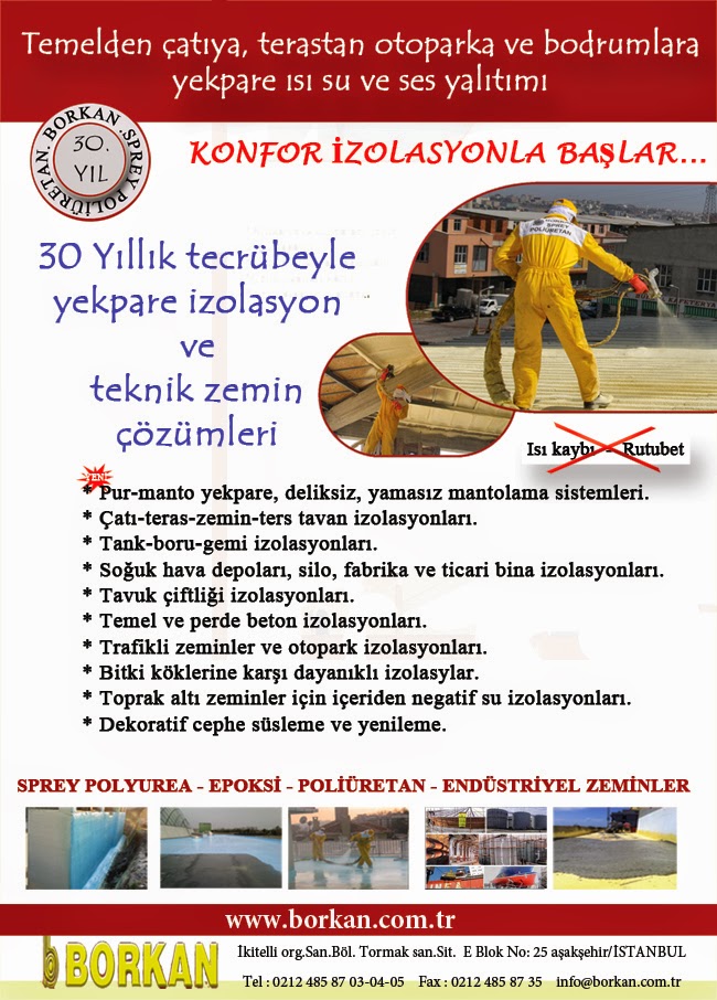 ısı,su ve ses izolasyonu